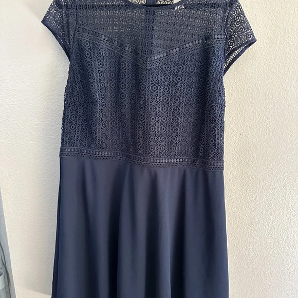 H&M Navy Blue Dress  Size‎ X-Large - Picture 2 of 8